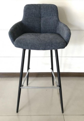 Стул барный OLIVA Nicolas светло-серый